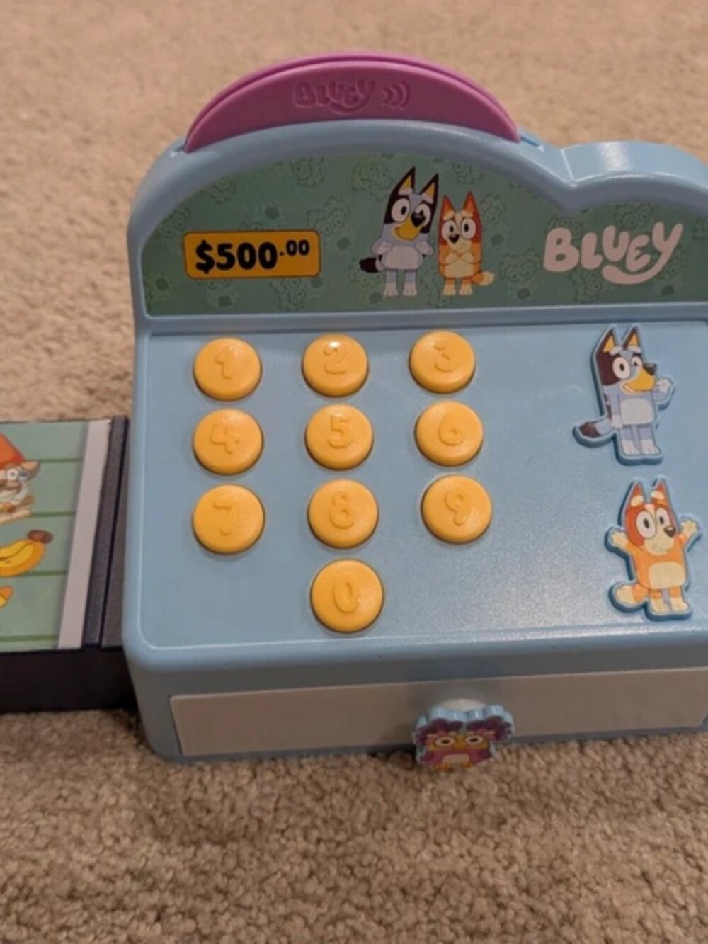 Bluey cash register